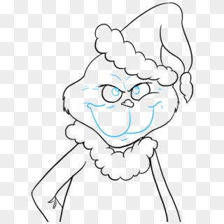 The Grinch Face Png - Grinch Easy To Draw Clipart