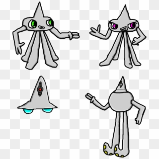 Pointy Head Characters Altair And Deneb - Cartoon Clipart