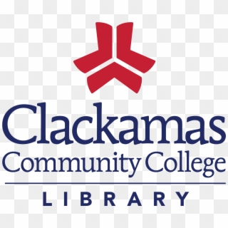 Ccc Library Logo - Clackamas Community College Clipart