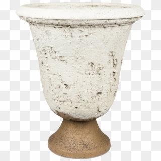 Rimmed Textured Urn - Vase Clipart