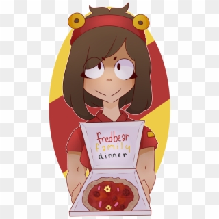 Fredbear's Family Diner Establish A Pizza Delivery - Cartoon Clipart