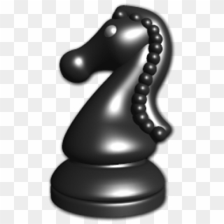Chess Black Rook Png - Chess Knight Black Png Clipart