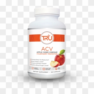 Tru Acv Organic Apple Cider Plantcaps® 2 Month Supply - Medicinal Mushroom Clipart
