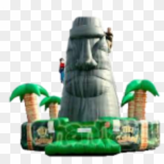 Tiki Island Rock Wall - Inflatable Clipart