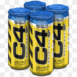 C4 Original Carbonated, Pre Workout Energy Drink, 4-16oz - C4 Pre Workout Can Clipart