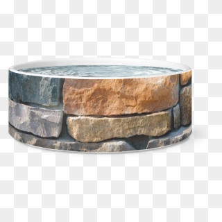 Rock Wall Pet Bowl - Coffee Table Clipart