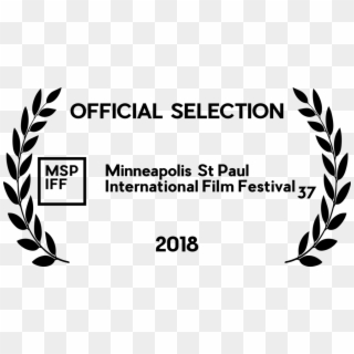 Mspiff2018 Officiallaurel Black - Minneapolis St Paul International Film Festival Laurel Clipart