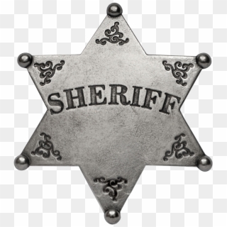 Sheriff Star Badge - Sheriff Badge Transparent Clipart