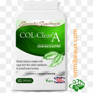Col Clear A Colon Capsules - Specialist Supplements Clipart