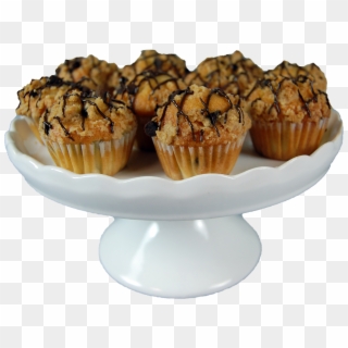 Choc Chip Mini Crumb Cakes Platter - Cupcake Clipart