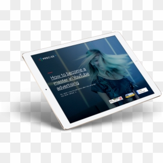 How To Become A Master In Youtube Advertising - Tablet Computer Clipart