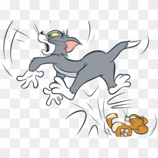 Tom And Jerry Png - Tom And Jerry Fight Cartoon Clipart
