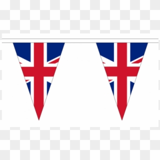 Union Jack Triangle Bunting - Graphic Design Clipart