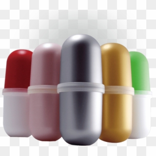 Buder Colorful Capsule Shaped Case - Pill Clipart
