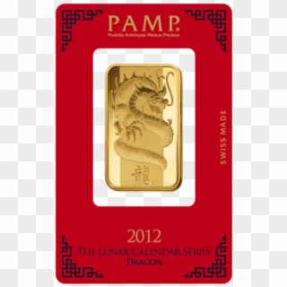1 Oz Pamp Gold Dragon Obv - Gold Pamp Lunar Dragon Clipart