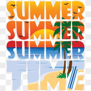 #summer #heatwave #sun #sea #surf #beach #hot #graphic - Poster Clipart