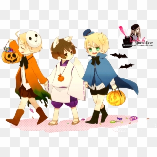 Anime, Aph, Halloween, Hetalia, Aph America, Aph England, - Hetalia Halloween Japan Clipart