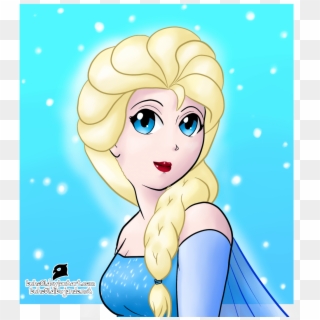 Frozen Reina Elsa Por Buho01 Dibujando - Cartoon Clipart