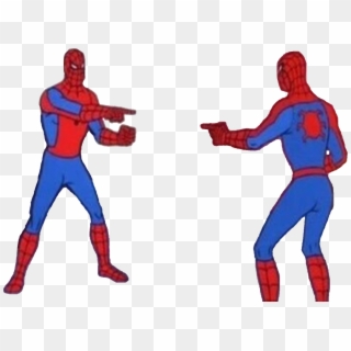 Spider Man Pointing At Spider Man By Supercaptainn - Spiderman You No You Clipart