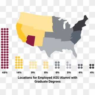 Career Outcomes Arizona State , Png Download - Selling Montana To Canada Clipart