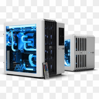 Cyber Monday Liquid Cooled Computer Special Savings - Gaming Computer Clipart