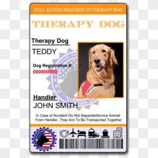 Get The Best Search And Rescue Dog Id At The Most Reasonable - Service Dog Id Clipart