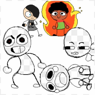 I Smell Something Burning - Drawing Clipart