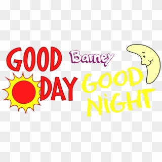 Barney Good Day Good Night Logo Clipart