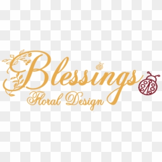 Blessings Logogold - Calligraphy Clipart