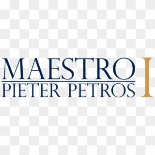 Pieter Petros Maestro I - Sethi Couture Clipart