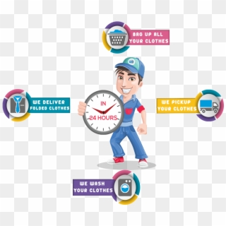 How We Work - Cartoon Clipart