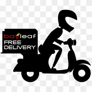 Bayleaf Free Delivery - Food Home Delivery Ads Clipart