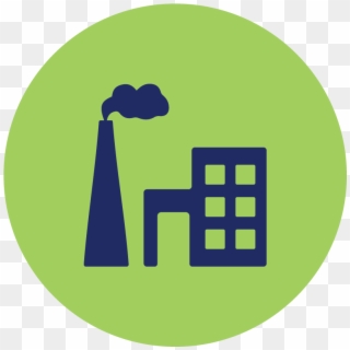 Factory Manufacturing Industry Computer Icons Clip - Greenhouse Gas Emissions Icon - Png Download