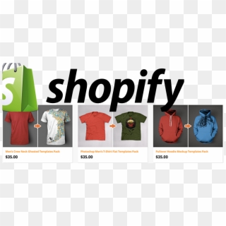 Shopify Awesome T-shirt Template Ideas - Shopify Logo Transparent Png Clipart