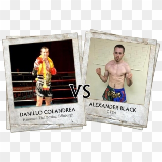 Mtj4 Danillo Colandrea Vs Alexander Black - Boxing Clipart