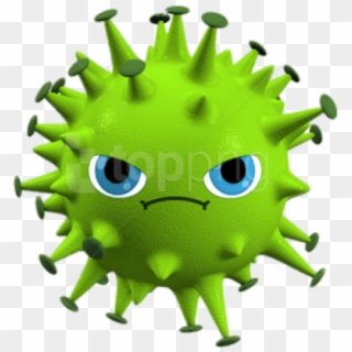 Download Cartoon Virus With Face Clipart Png Photo - Vi Rus Transparent Png