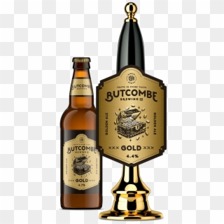 Butcombe Gold Pump And Bottle - Adam Henson Rare Breeds Clipart
