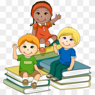 School Children Clipart - Kids Learning Clipart - Png Download