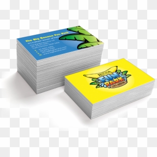 Big Banana Business Card Design - Business Card Bunch Png Clipart