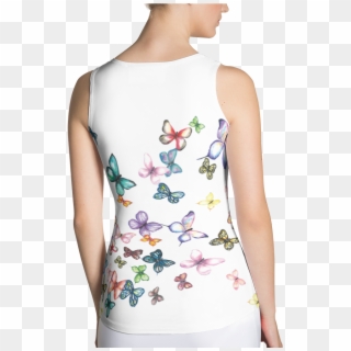 Butterfly Swarm Women's Sublimation Cut & Sew - Girl Clipart