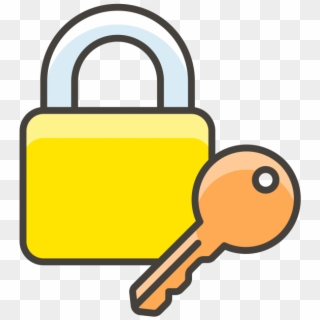 Locked With Key Emoji Clipart
