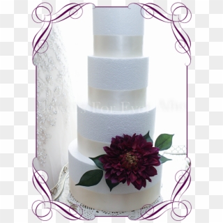 Plum Burgundy Dahlia Silk Artifical Wedding Cake Flowers - Fake Wedding Bouquets Australia Clipart