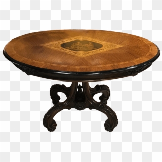 Antique Oval Tea Table - End Table Clipart