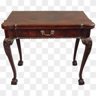 An Exceptional George Iii Mahogany Card Table - Coffee Table Clipart