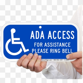 For Assistance Please Ring Bell Ada Access Signs - Handicapped Sign Clipart