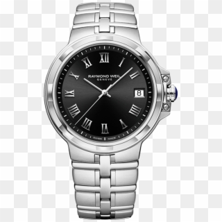 Parsifal Men's Quartz Classic Black Dial Bracelet Watch, - Raymond Weil 2731 St 20001 Clipart
