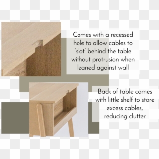 Pronto Study Table - Plywood Clipart