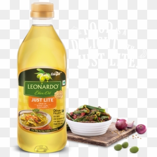 Just Lite - Bottle - Leonardo Pomace Olive Oil Clipart
