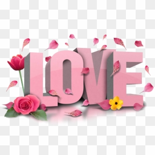 Love Text Design Png - Love Background Design Png Clipart