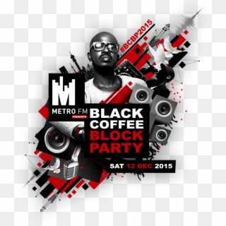 Win Tickets To Black Coffee Block Party - Black Coffee Block Party 2016 Clipart